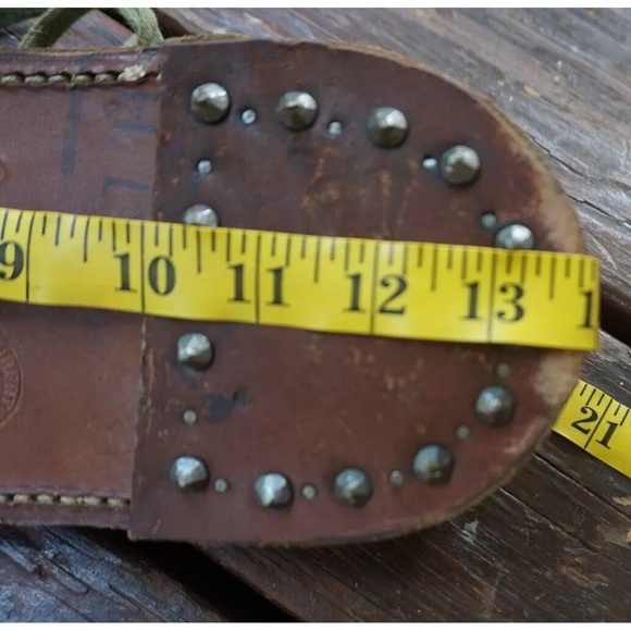 Vintage 1940s JJ Chabrat WWII French Military Ice Snow Boots Cleats France sz 52 - Picture 6 of 14